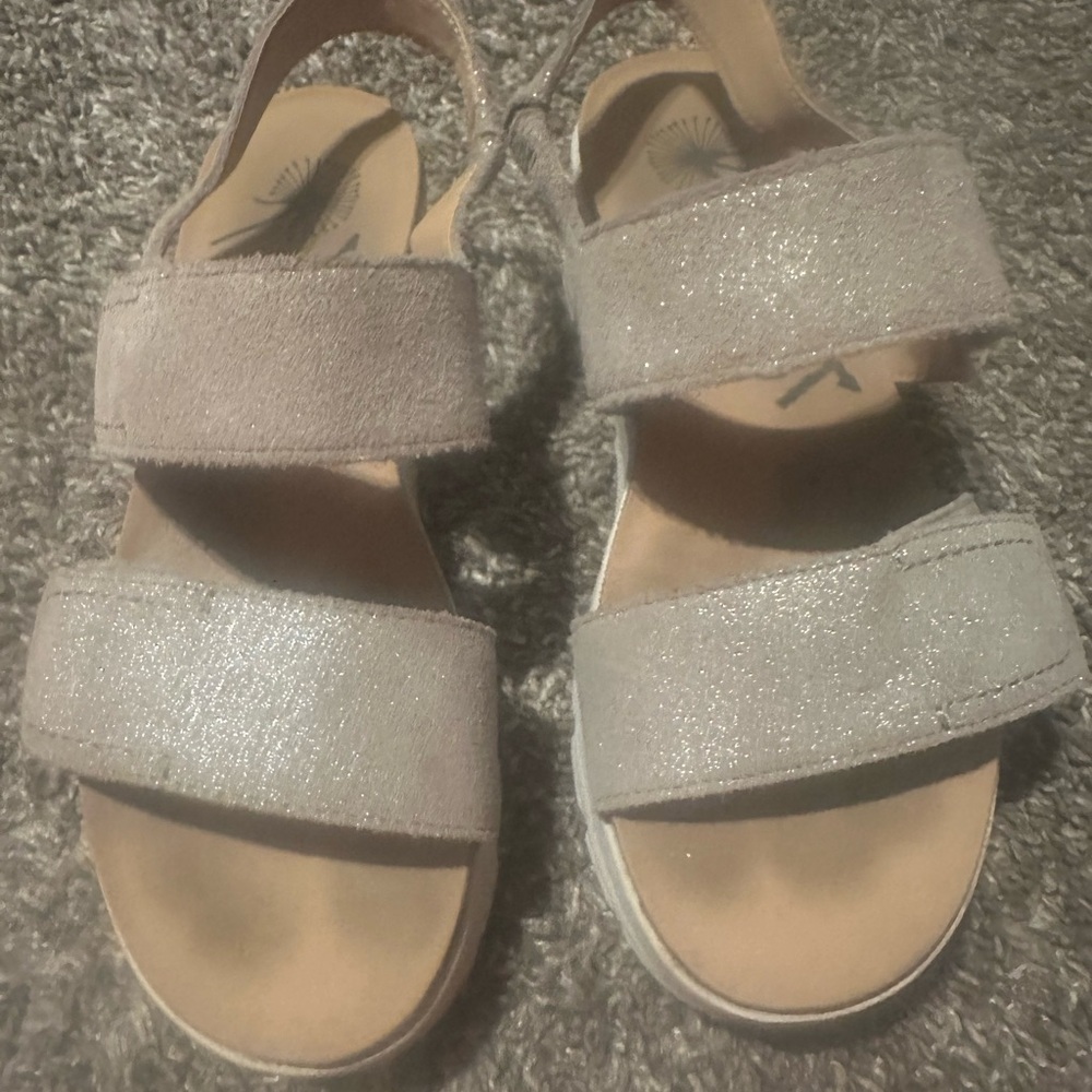 OTBT Women's Sandals - Glittering Silver - Picture 13 of 14
